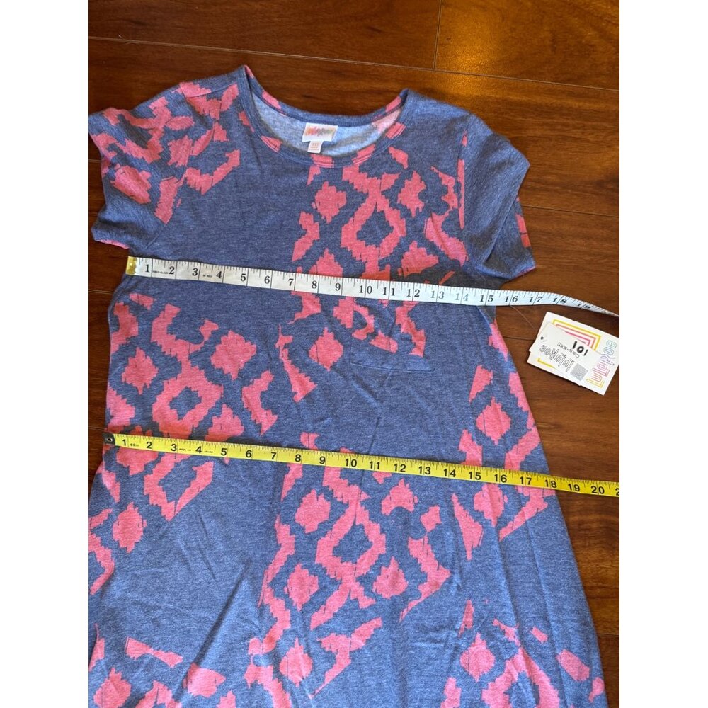 Lularoe Carly Hi Low Dress Geometric Size XXS Stretchy NWT - Picture 9 of 15